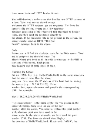 692015 programming assignment 1 building a multi­threaded w | DOCX
