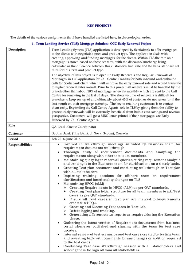Amit Kumar Dash Resume_QA Lead | PDF