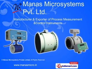 Manufacturer & Exporter of Process Measurement
             &Control Instruments
 