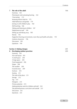 Outdoor Learning in the Early Years Management and Innovation 3rd ...