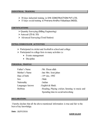 MY RESUME | PDF