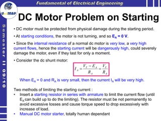 Slides of DC Machines with detailed explanation | PPT