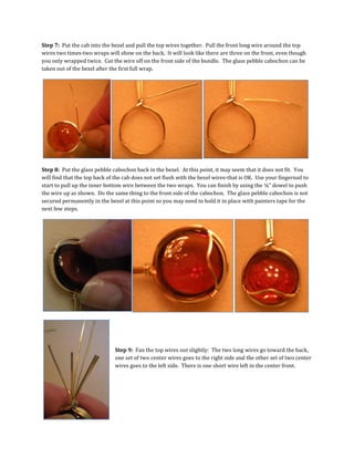 Wire Wrapped Jewelry Tutorial Wire Wrapped Cabochon Tutorial Wire