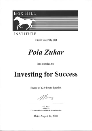 Investing for Success
