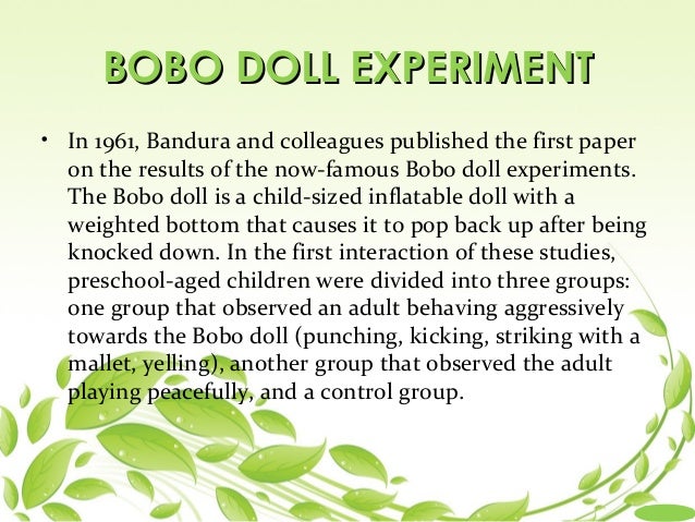 Social Learning Theory