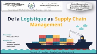 De la logistique au supply chain management.pptx