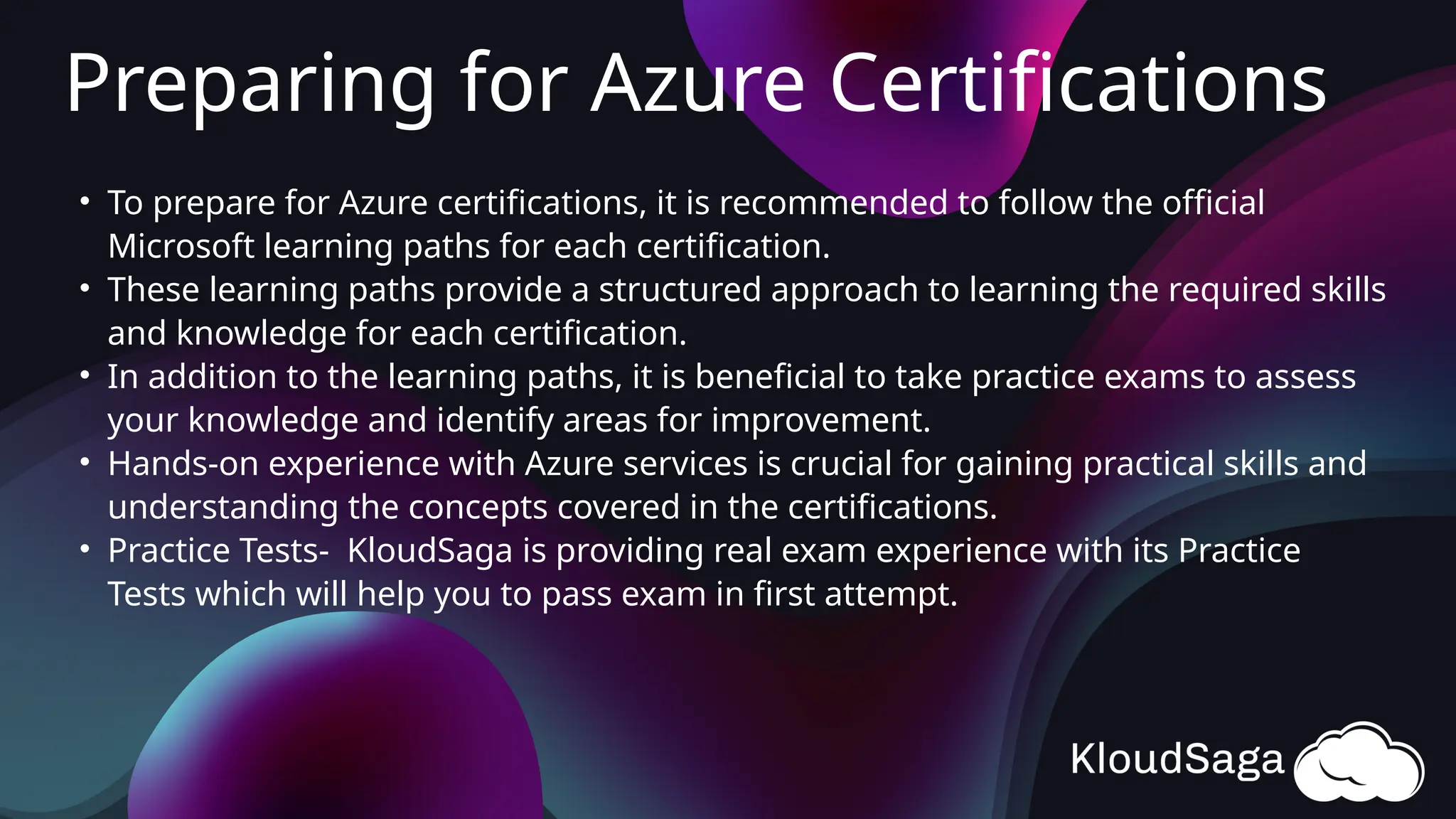 Microsoft azure certification roadmap pptx