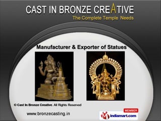 Manufacturer & Exporter of Statues
 