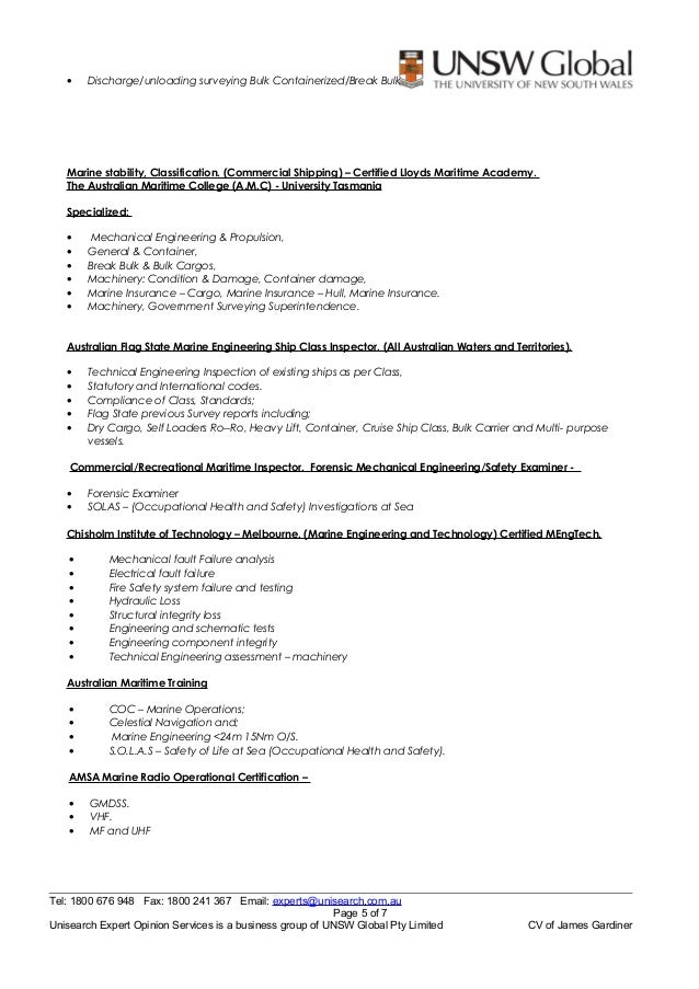 Curriculum vitae unsw image