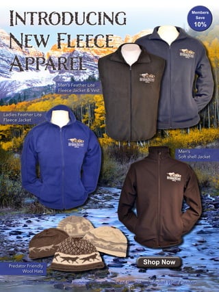 Men’s Feather Lite
Fleece Jacket & Vest
Ladies Feather Lite
Fleece Jacket
Men’s
Soft shell Jacket
Predator Friendly
Wool Hats
Shop Now
Your purchases help support the mission of the International Wolf Center.
Introducing
New Fleece
Apparel
Members
Save
10%
 