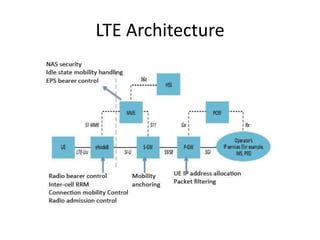 LTE Architecture
 