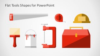 Flat Tools Shapes for PowerPoint
 