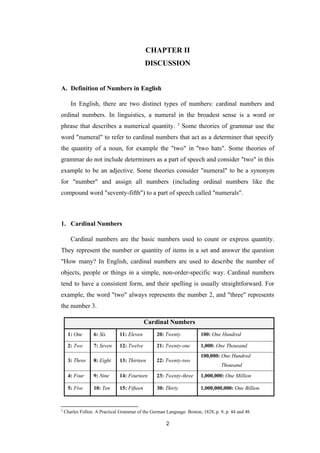 Paper - Numbers in Listening Comprehension (Makalah Presentasi) | DOCX