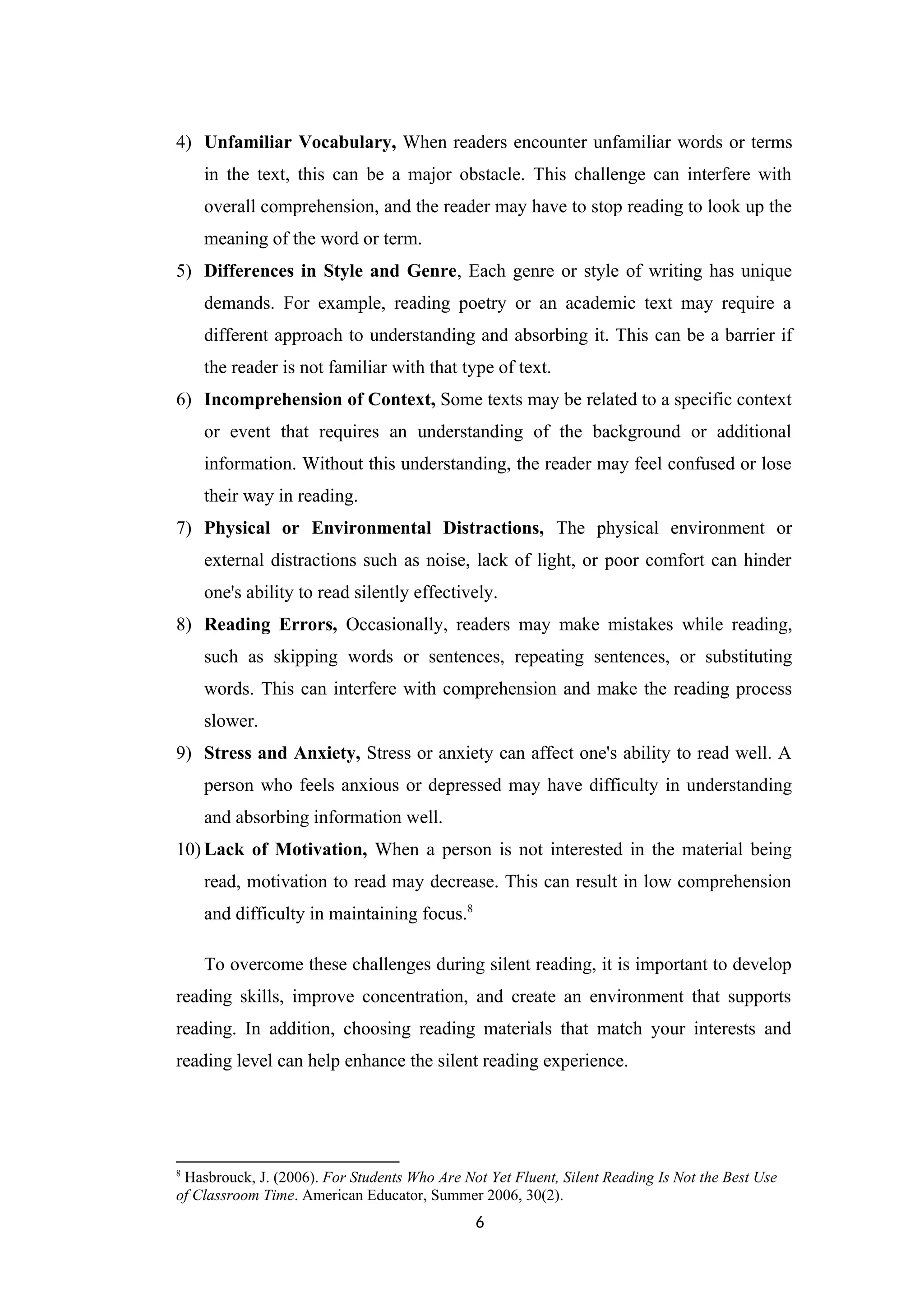 Paper - Silent Reading (Makalah Presentasi) | DOCX