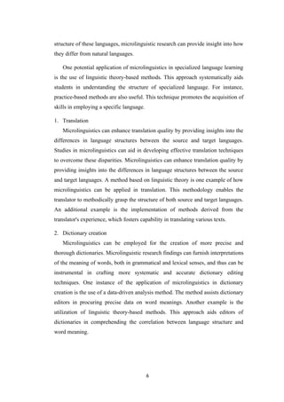 Paper - Microlinguistics and Macrolinguistics (Makalah Presentasi) | DOCX