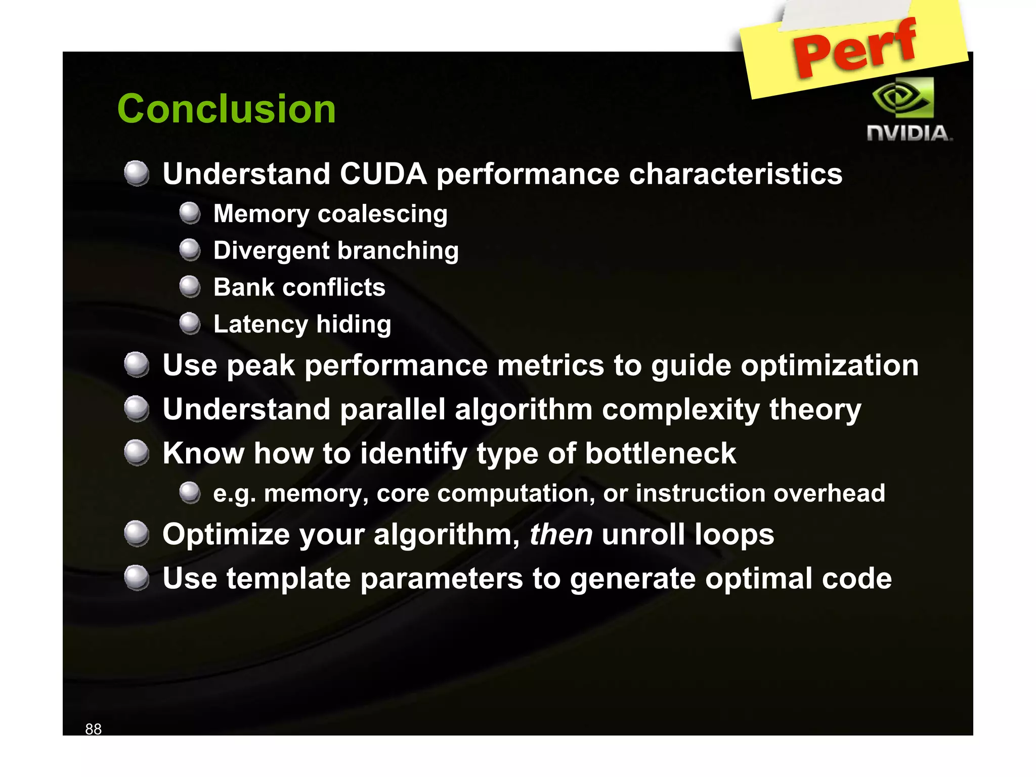 IAP09 CUDA@MIT 6.963 - Lecture 04: CUDA Advanced #1 (Nicolas Pinto, MIT)