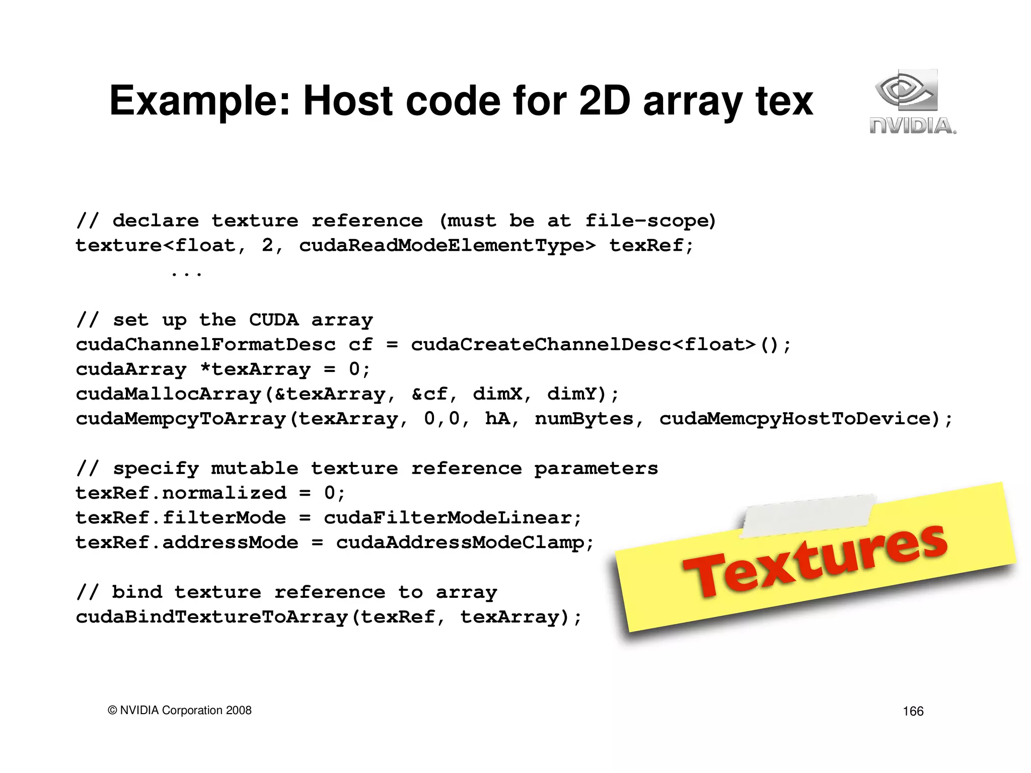 IAP09 CUDA@MIT 6.963 - Lecture 04: CUDA Advanced #1 (Nicolas Pinto, MIT)