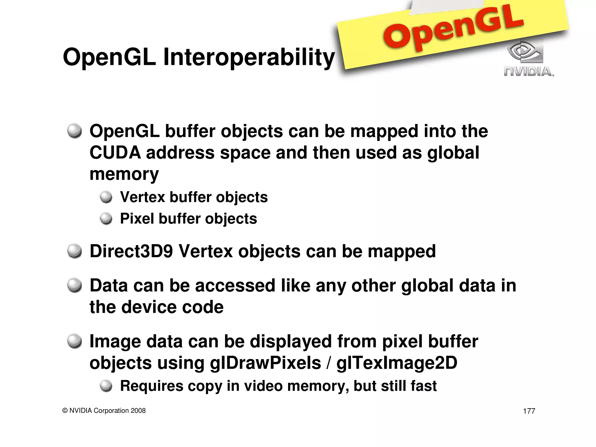 IAP09 CUDA@MIT 6.963 - Lecture 04: CUDA Advanced #1 (Nicolas Pinto, MIT)