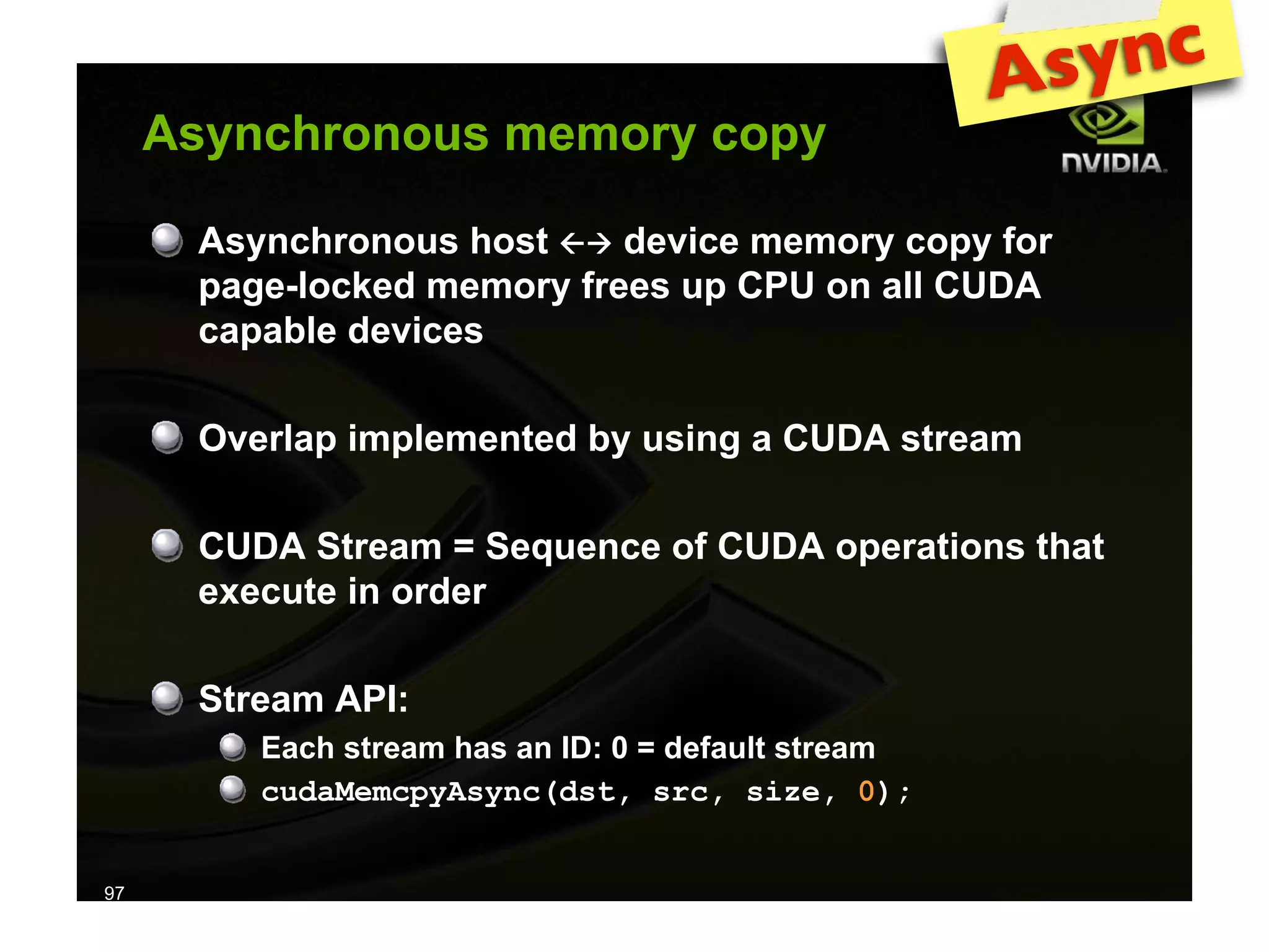IAP09 CUDA@MIT 6.963 - Lecture 04: CUDA Advanced #1 (Nicolas Pinto, MIT)