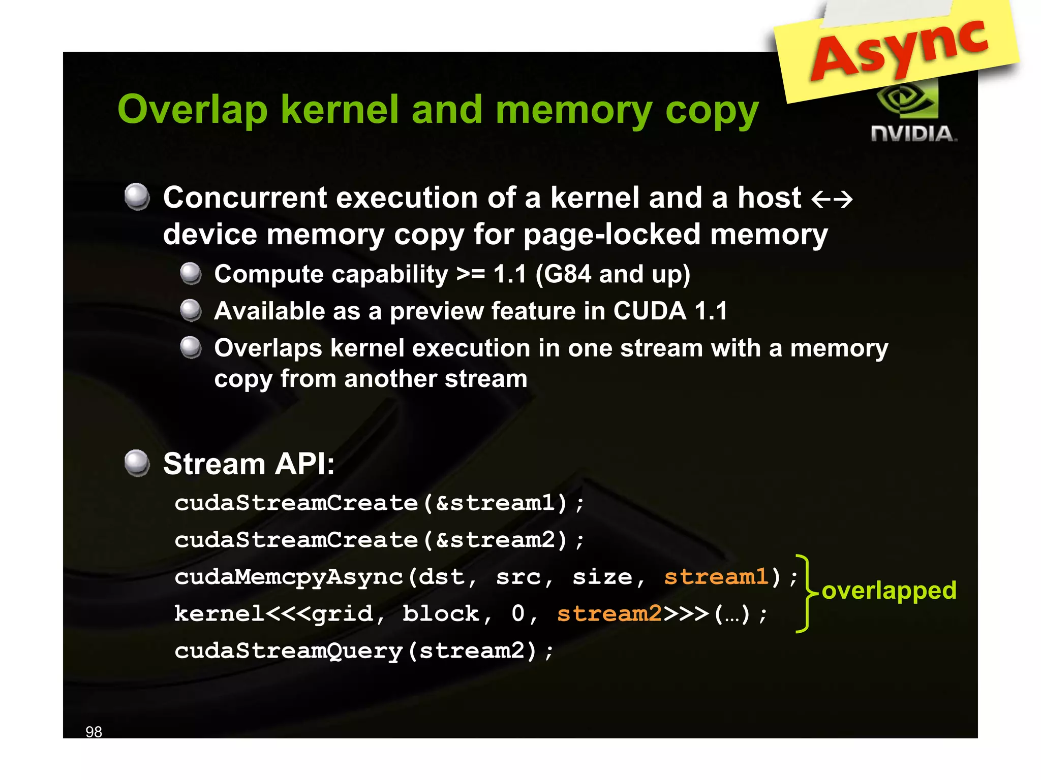 IAP09 CUDA@MIT 6.963 - Lecture 04: CUDA Advanced #1 (Nicolas Pinto, MIT)