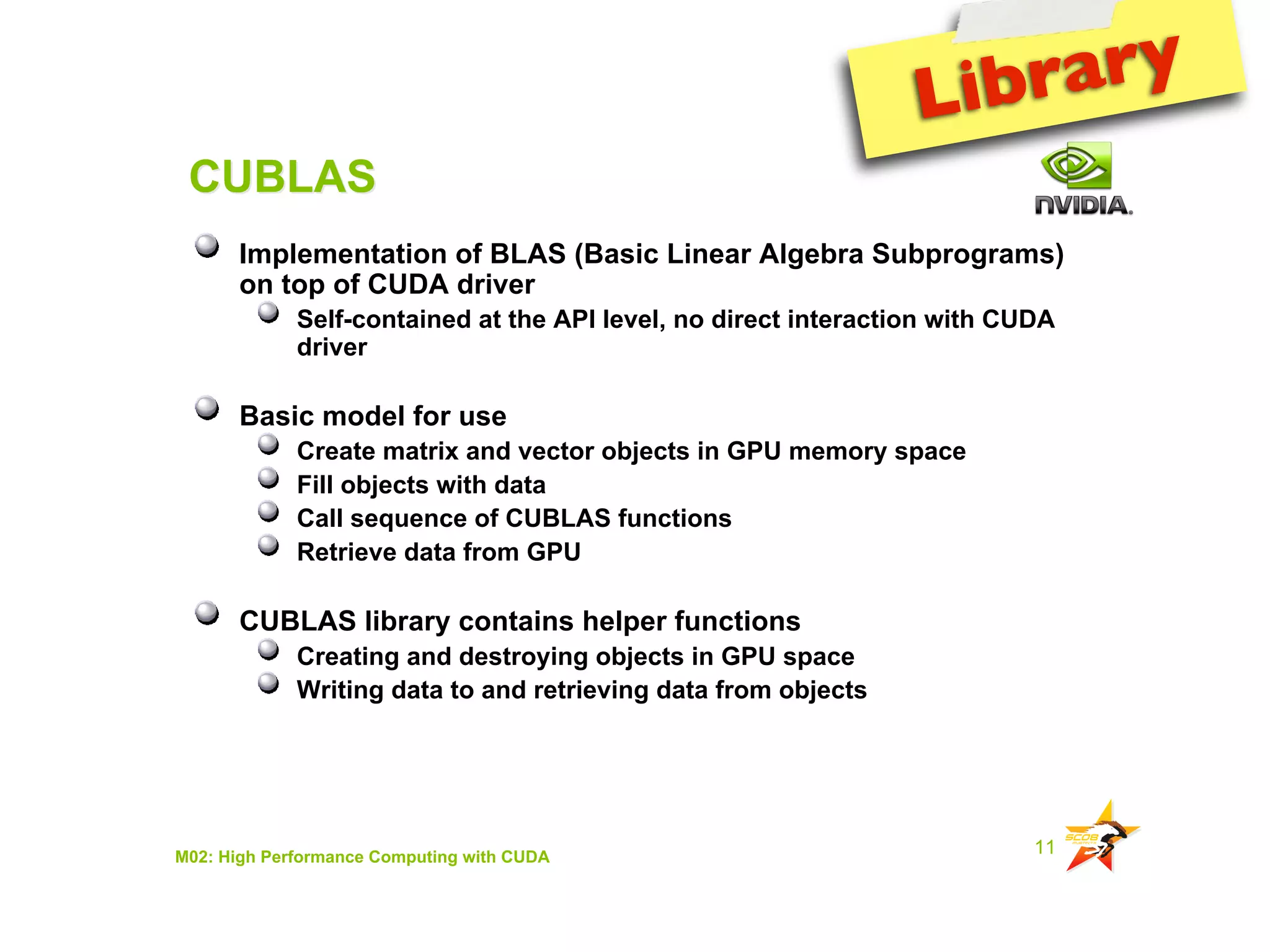 IAP09 CUDA@MIT 6.963 - Lecture 04: CUDA Advanced #1 (Nicolas Pinto, MIT)