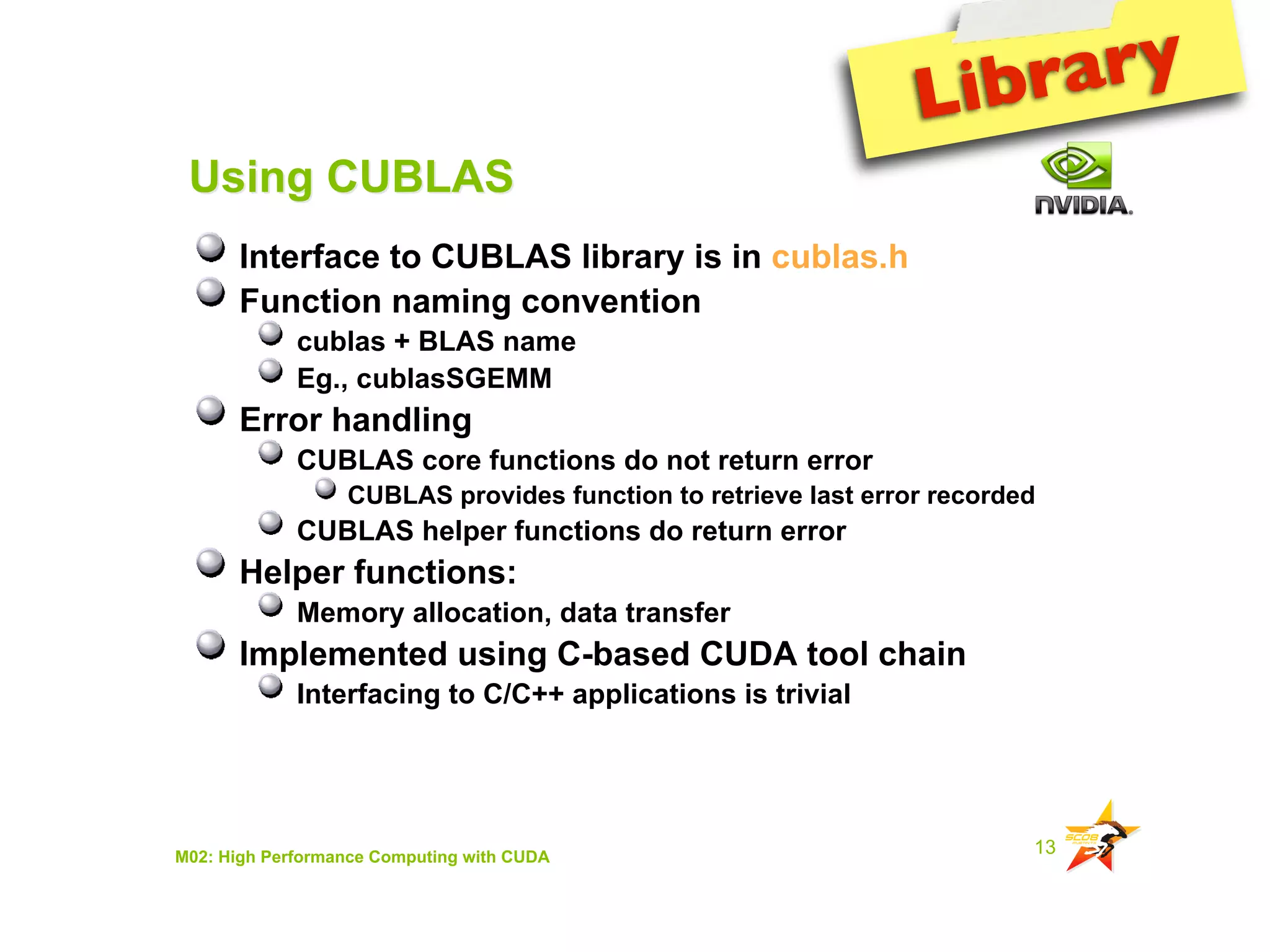 IAP09 CUDA@MIT 6.963 - Lecture 04: CUDA Advanced #1 (Nicolas Pinto, MIT)
