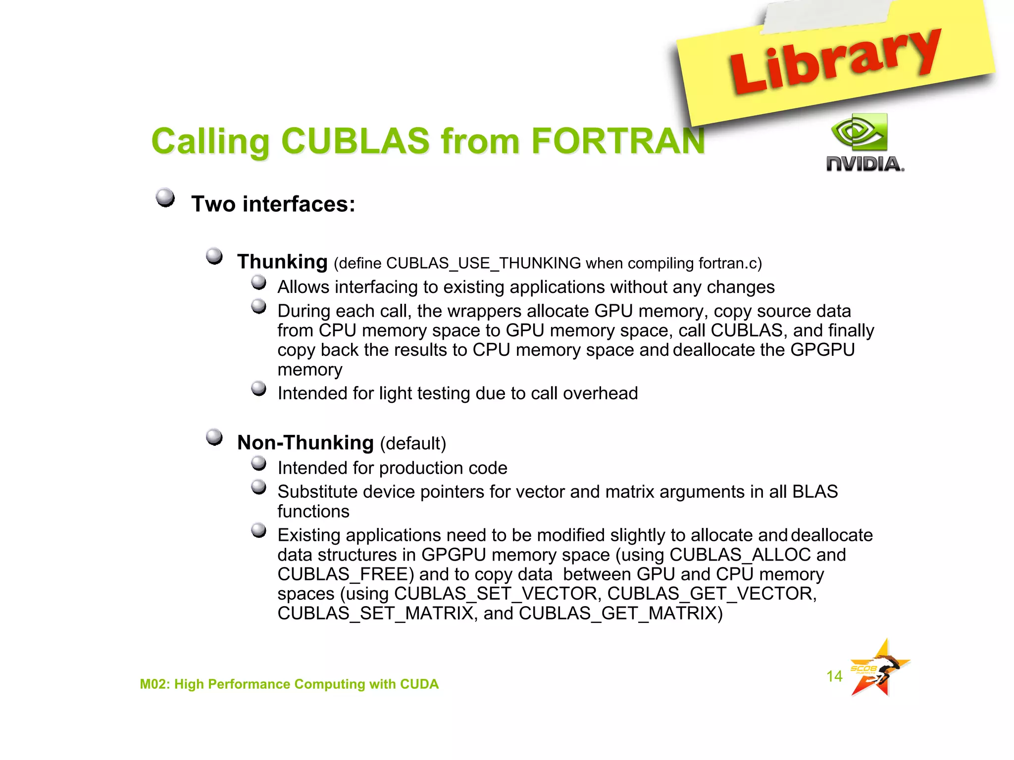 IAP09 CUDA@MIT 6.963 - Lecture 04: CUDA Advanced #1 (Nicolas Pinto, MIT)