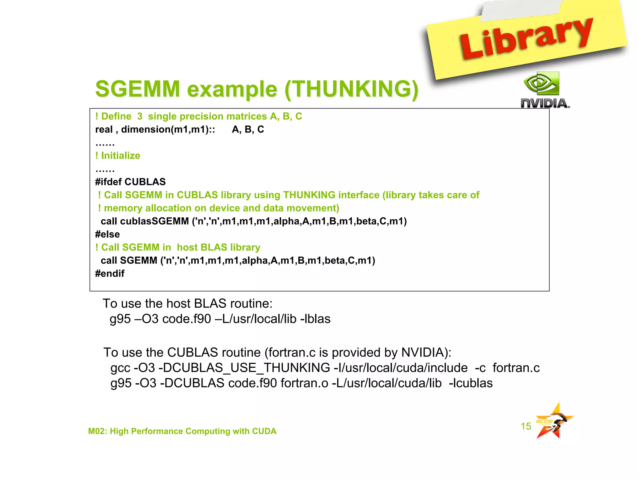 IAP09 CUDA@MIT 6.963 - Lecture 04: CUDA Advanced #1 (Nicolas Pinto, MIT)