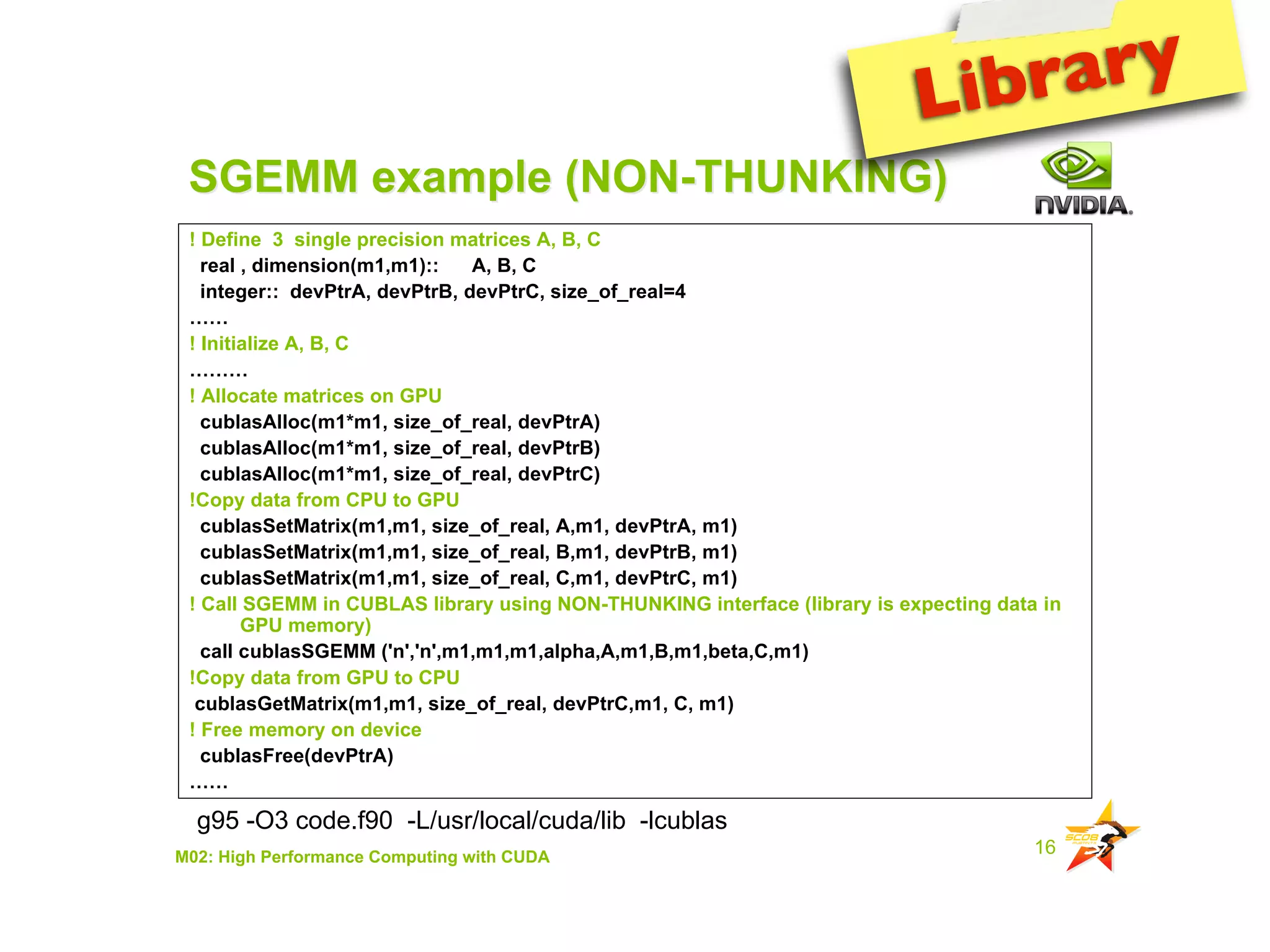 IAP09 CUDA@MIT 6.963 - Lecture 04: CUDA Advanced #1 (Nicolas Pinto, MIT)