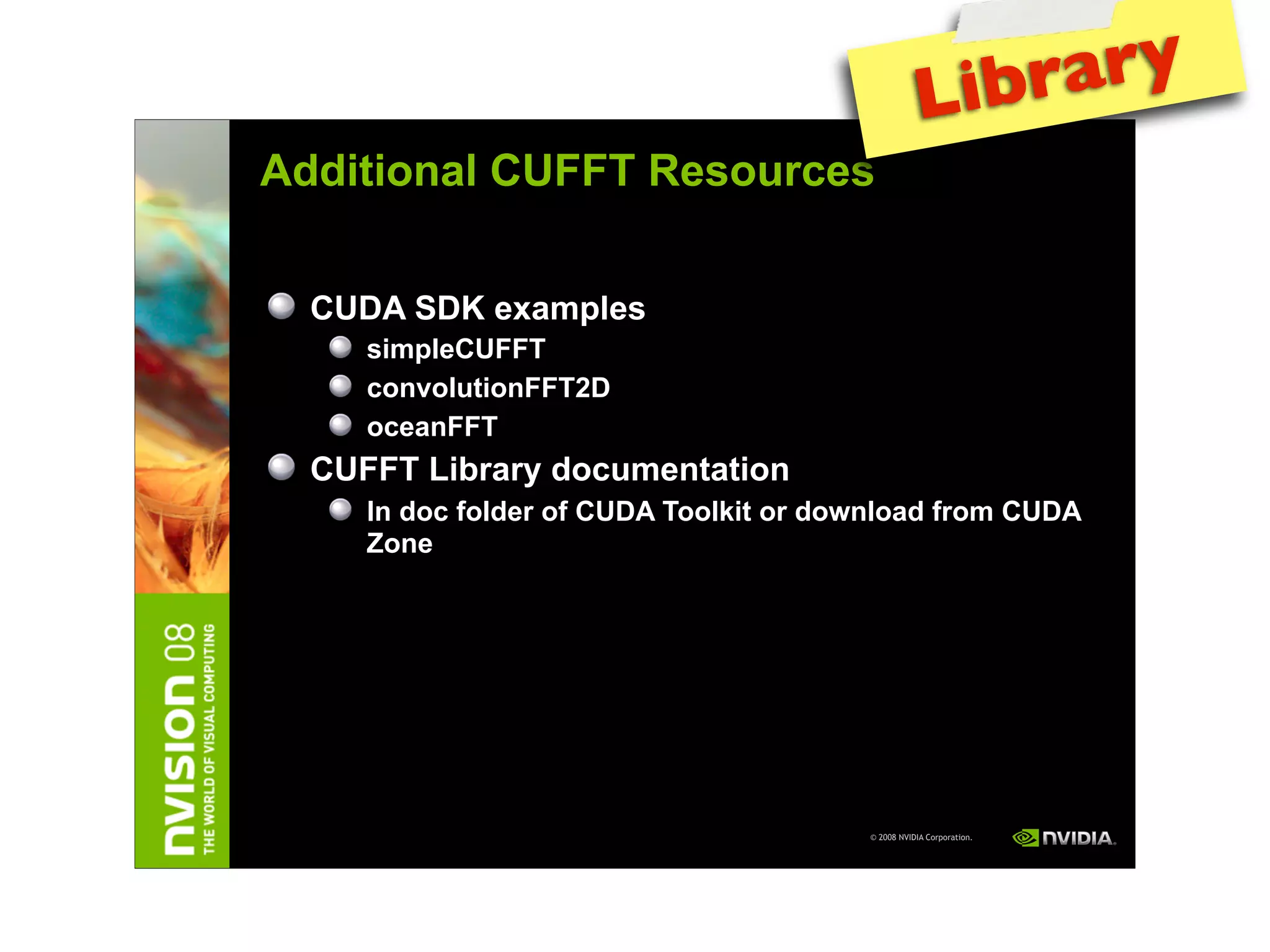 IAP09 CUDA@MIT 6.963 - Lecture 04: CUDA Advanced #1 (Nicolas Pinto, MIT)