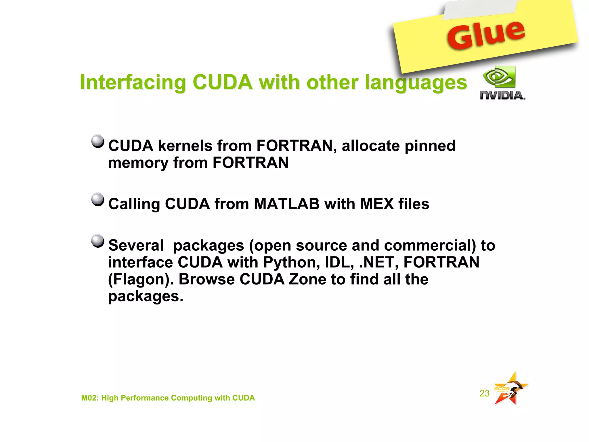 IAP09 CUDA@MIT 6.963 - Lecture 04: CUDA Advanced #1 (Nicolas Pinto, MIT)