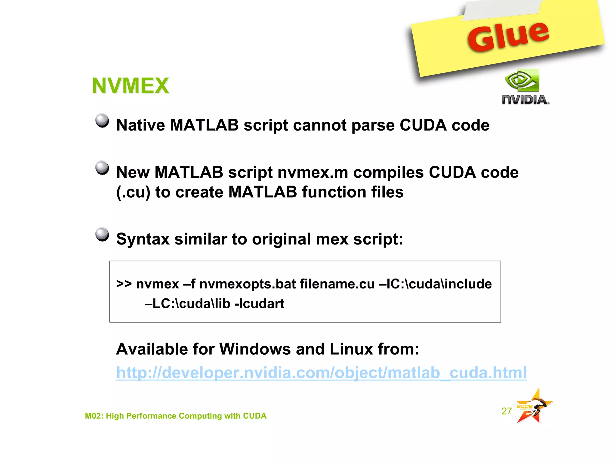 IAP09 CUDA@MIT 6.963 - Lecture 04: CUDA Advanced #1 (Nicolas Pinto, MIT)