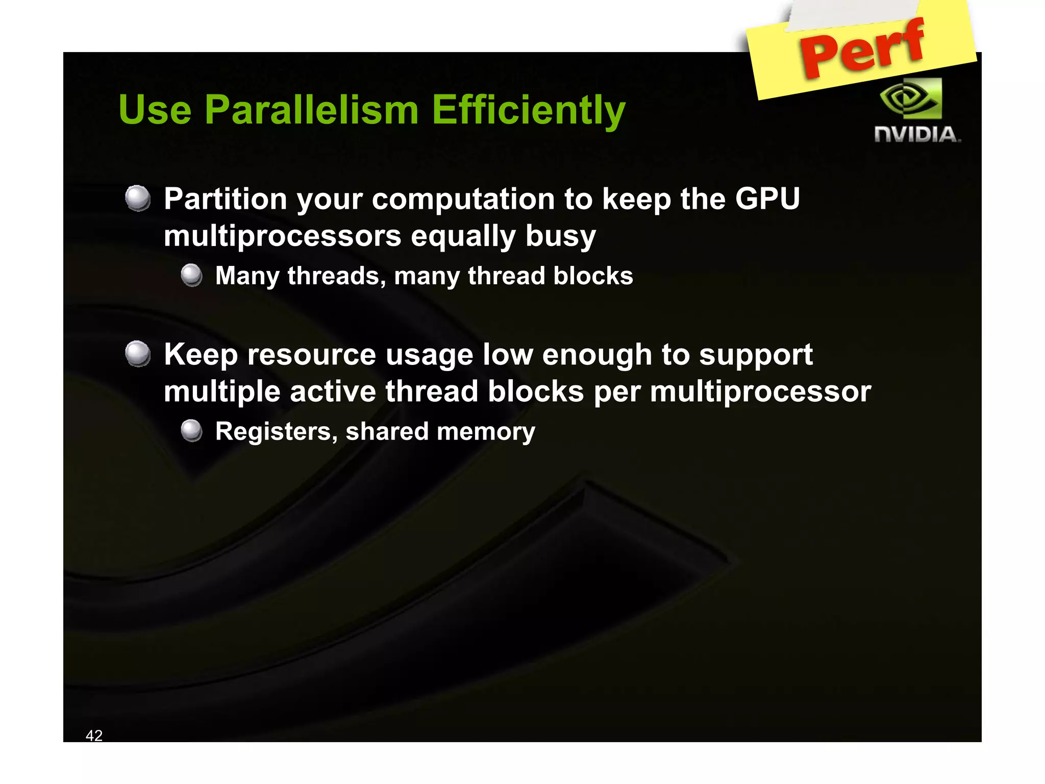 IAP09 CUDA@MIT 6.963 - Lecture 04: CUDA Advanced #1 (Nicolas Pinto, MIT)
