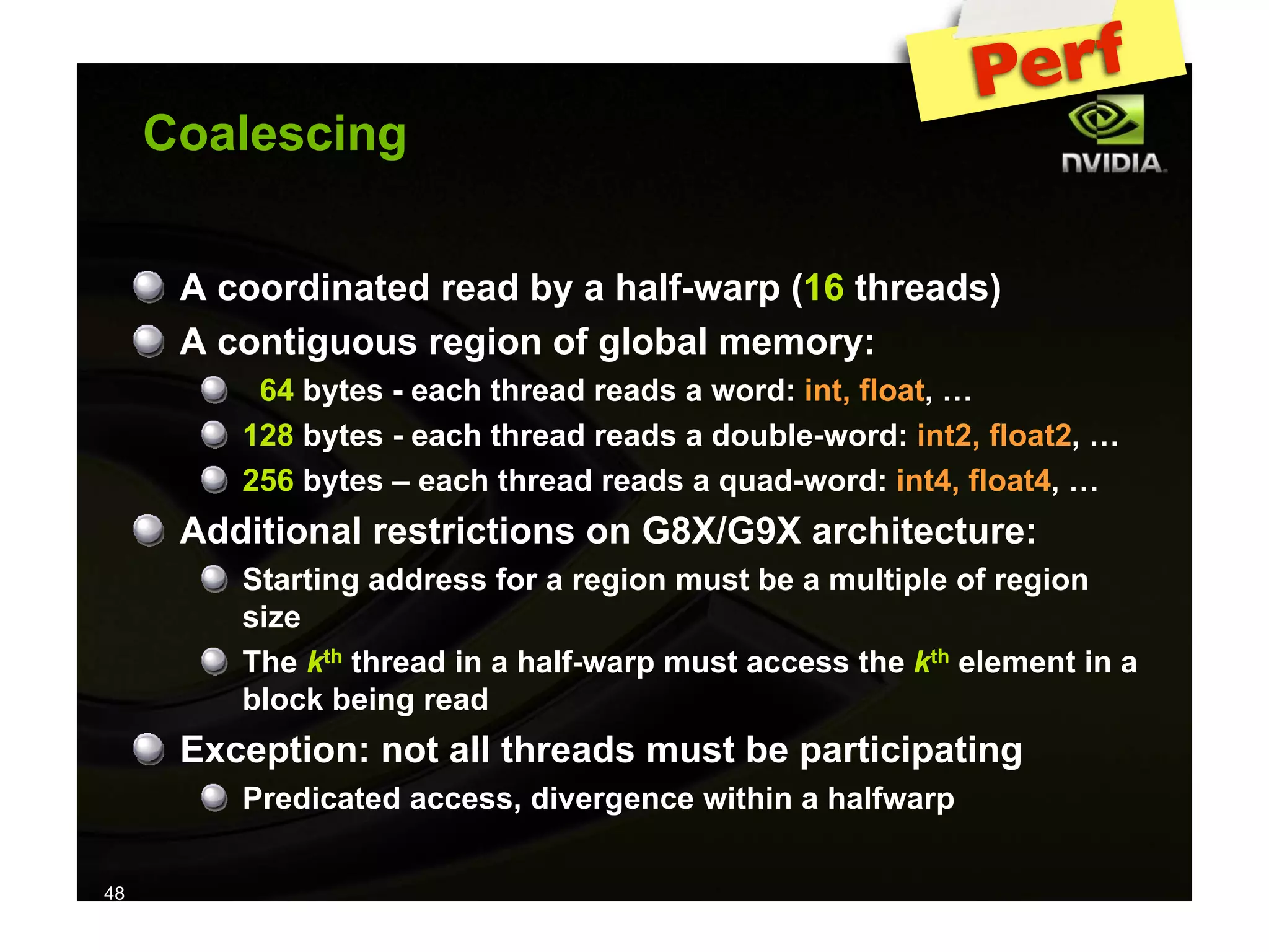 IAP09 CUDA@MIT 6.963 - Lecture 04: CUDA Advanced #1 (Nicolas Pinto, MIT)