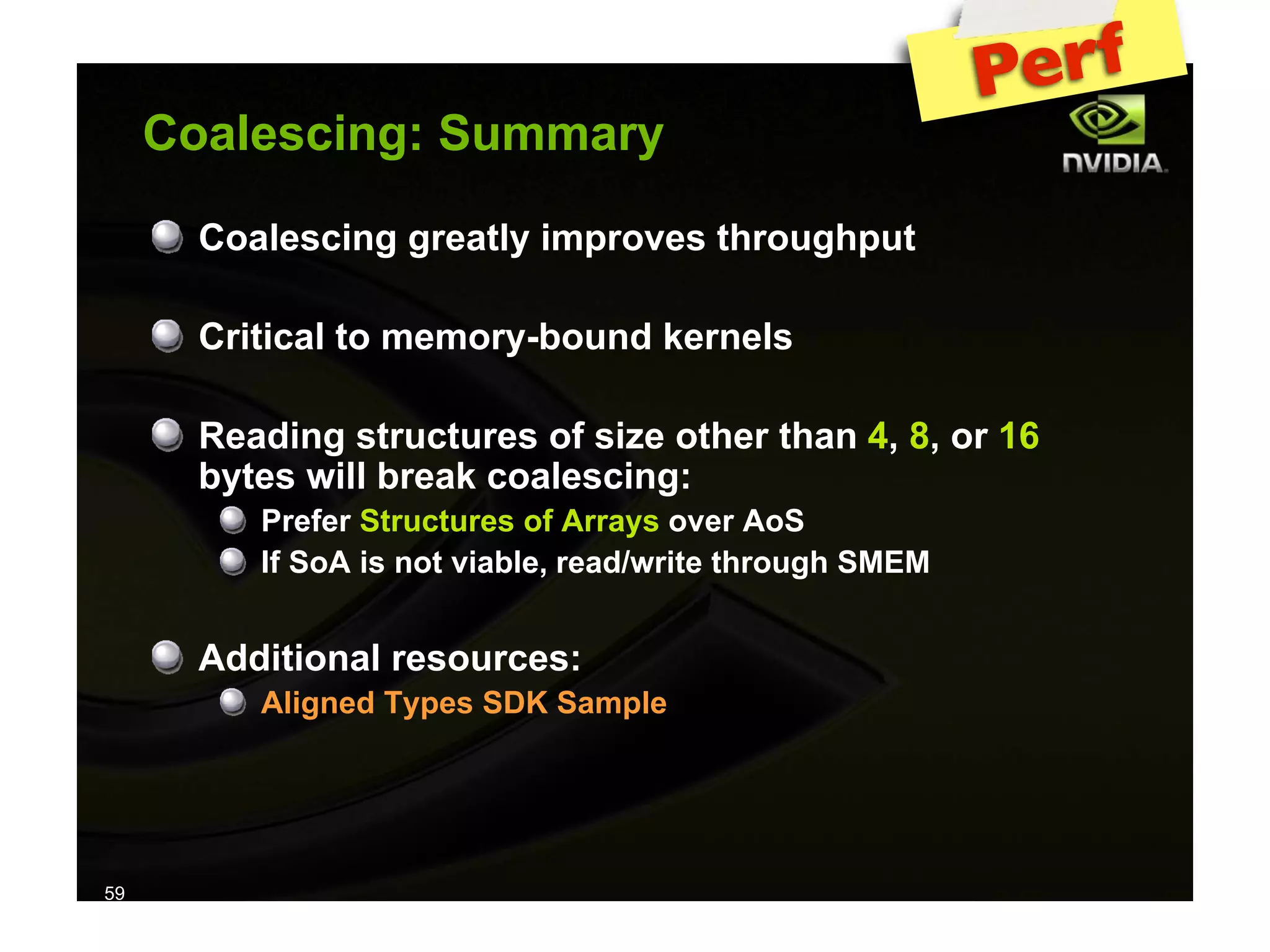 IAP09 CUDA@MIT 6.963 - Lecture 04: CUDA Advanced #1 (Nicolas Pinto, MIT)