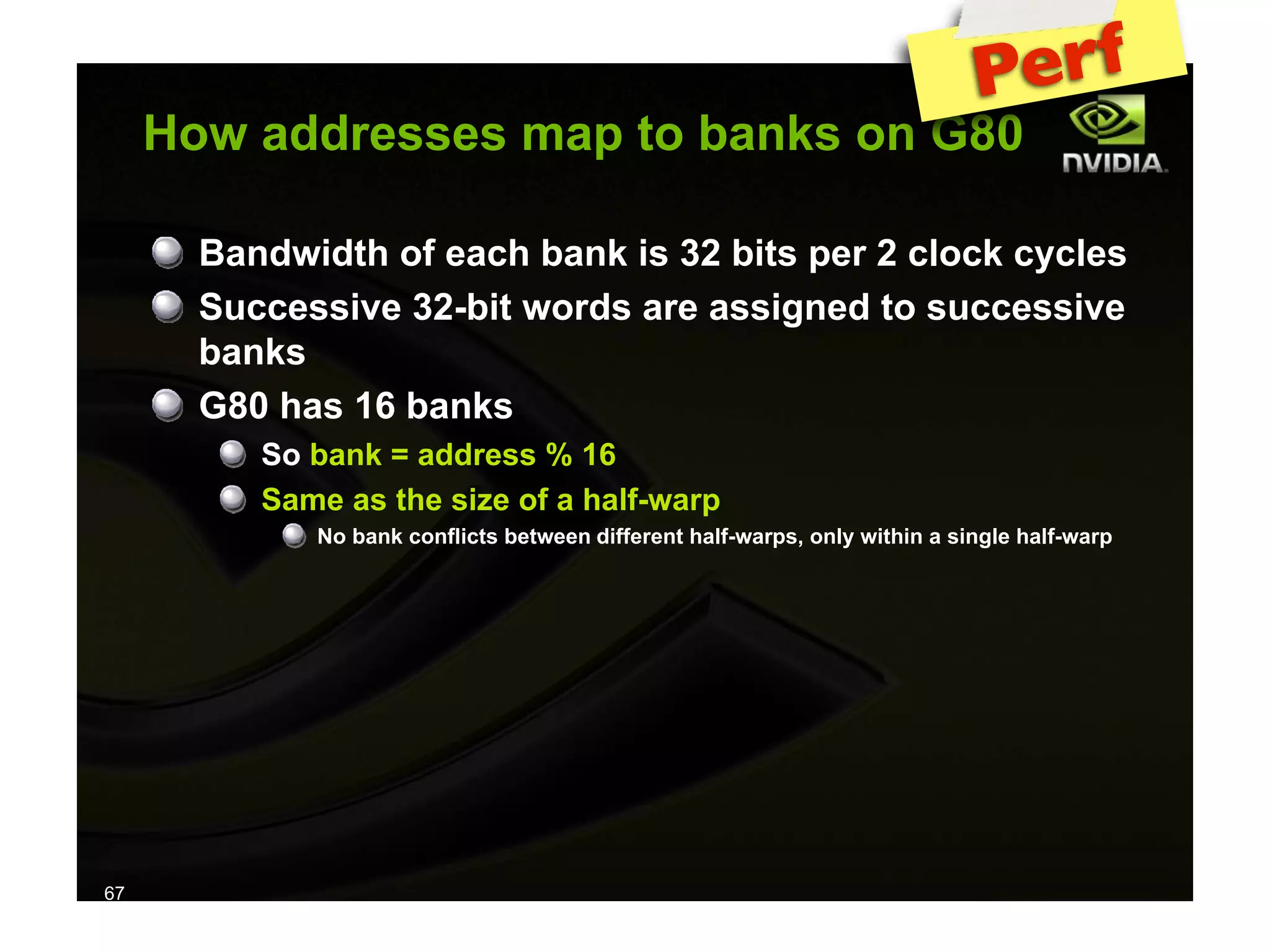 IAP09 CUDA@MIT 6.963 - Lecture 04: CUDA Advanced #1 (Nicolas Pinto, MIT)
