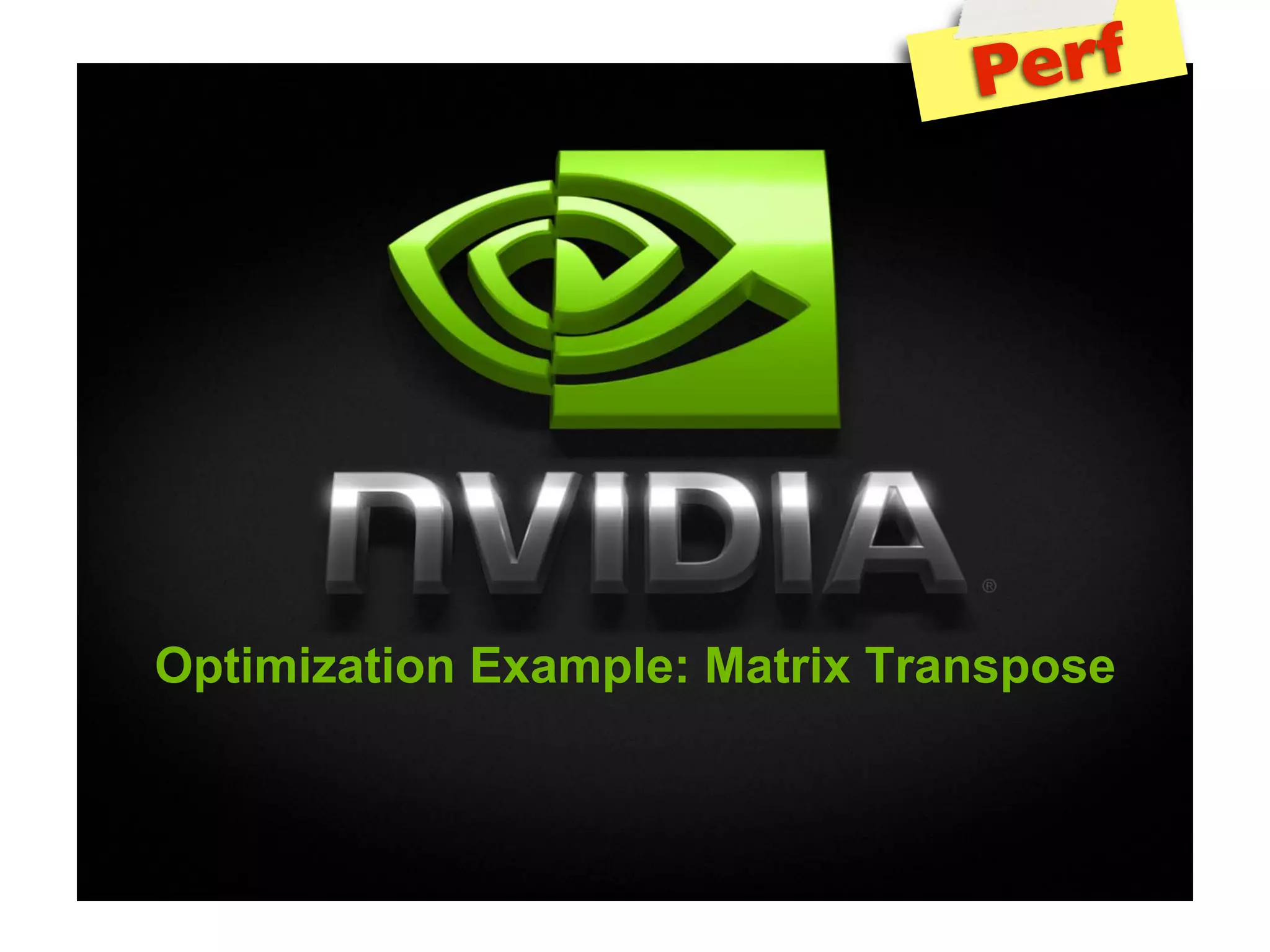 IAP09 CUDA@MIT 6.963 - Lecture 04: CUDA Advanced #1 (Nicolas Pinto, MIT)