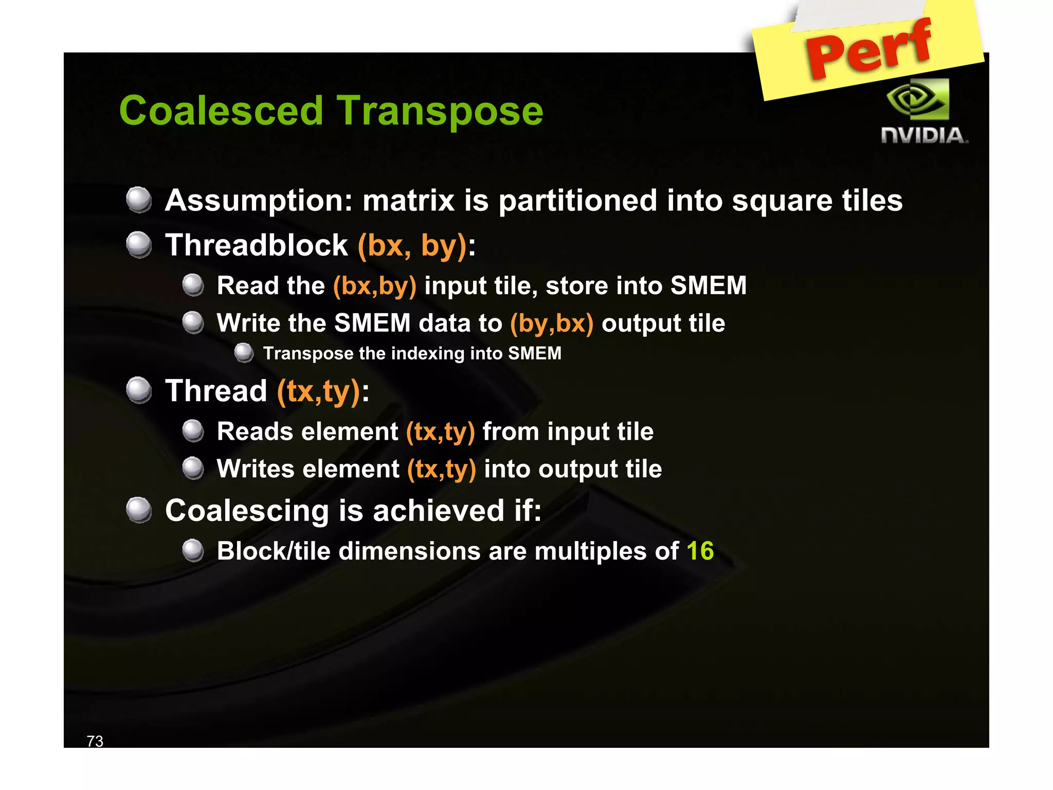 IAP09 CUDA@MIT 6.963 - Lecture 04: CUDA Advanced #1 (Nicolas Pinto, MIT)