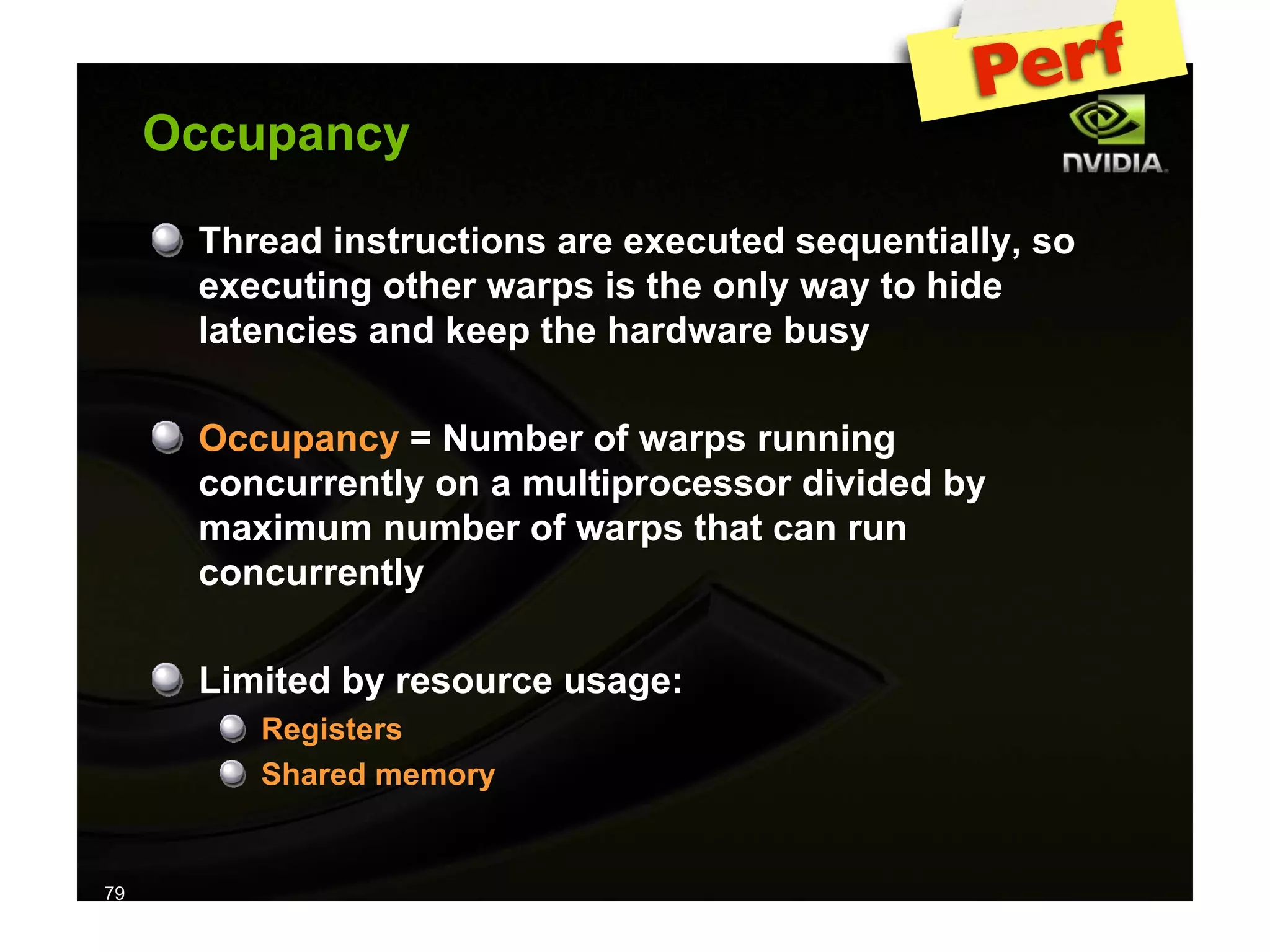 IAP09 CUDA@MIT 6.963 - Lecture 04: CUDA Advanced #1 (Nicolas Pinto, MIT)