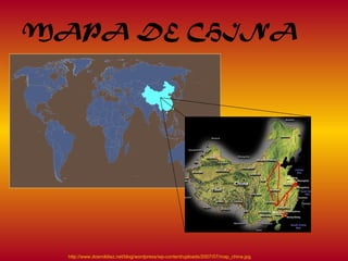 MAPA DE CHINA
http://www.dosmildiez.net/blog/wordpress/wp-content/uploads/2007/07/map_china.jpg
 
