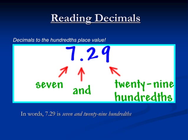 Comparing and Ordering Decimals | PPT
