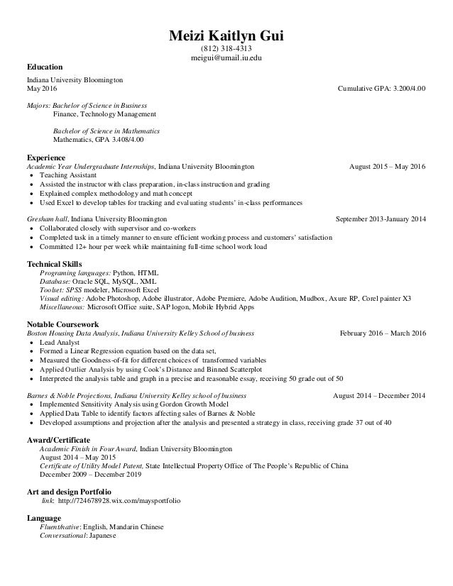 Resume Kg
