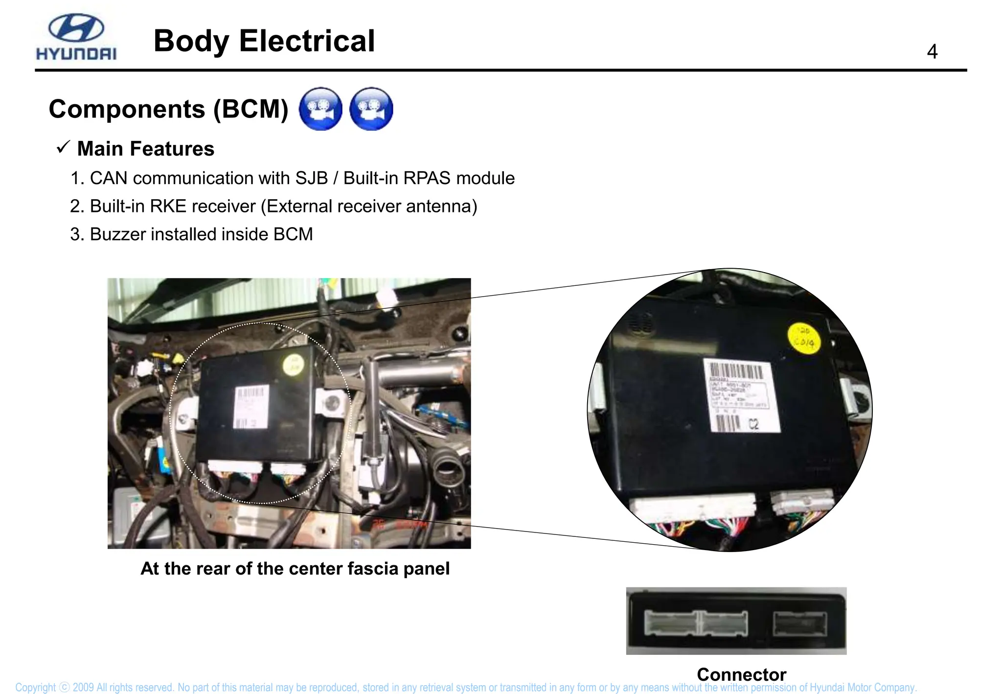 Hyundai Electrical System Body training service | PPT
