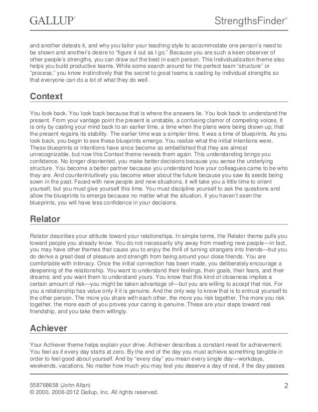 Gallup test