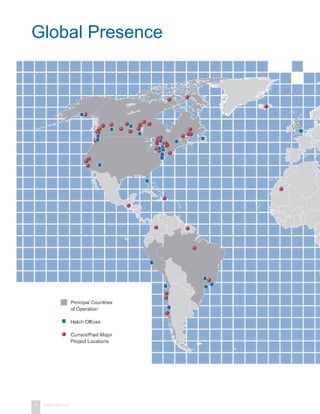 4 www.hatch.ca
Global Presence
 