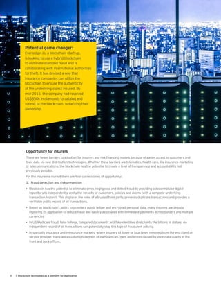 Recorder Insurance Tech EY-blockchain-technology-as-a-platform-for-digitization | PDF