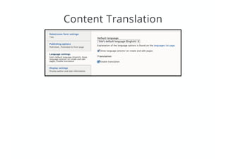Content Translation
 