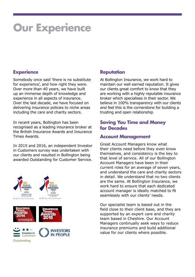 Bollington Insurance Competitors