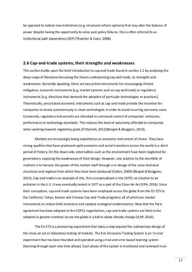 Thesis trading system