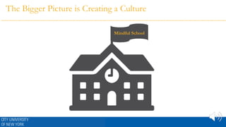 The Bigger Picture is Creating a Culture
Mindful School
 